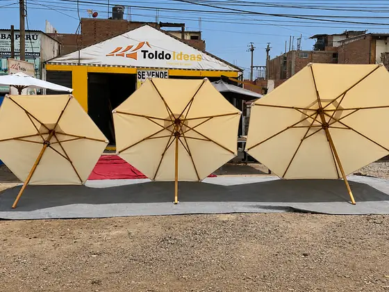 Sombrilla para exteriores fabricada por Toldo Ideas — Toldo Ideas