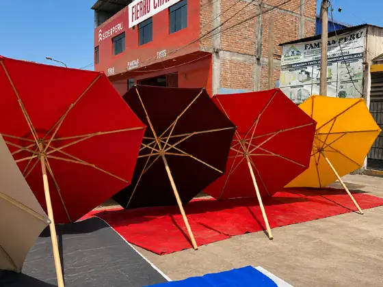 Sombrilla para exteriores fabricada por Toldo Ideas — Toldo Ideas
